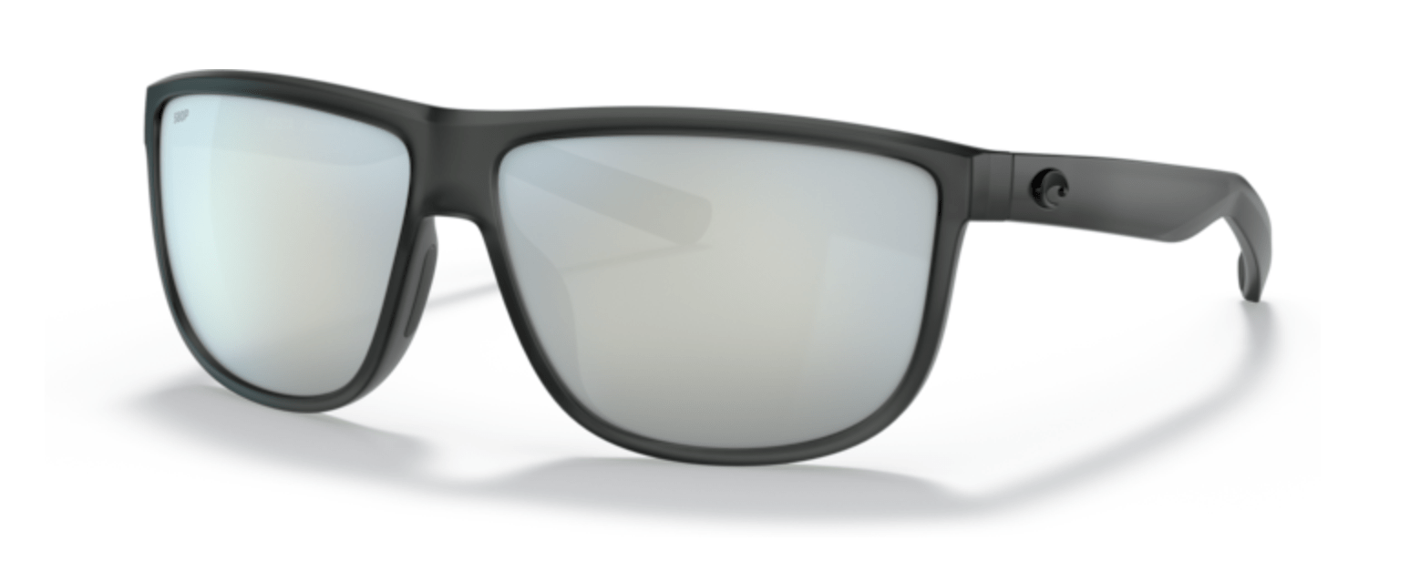 Costa Del Mar Rincondo Polarized Sunglasses (580P - Polycarbonate Lenses) Matte Smoke Crystal - Gray Silver Mirror (06S9010 901006)