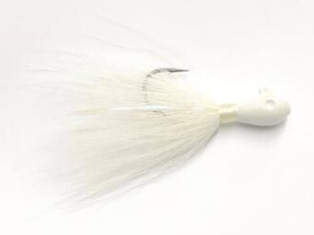 MagicTail Tear Drop Bucktails - Discontinued Style White / 1/4oz