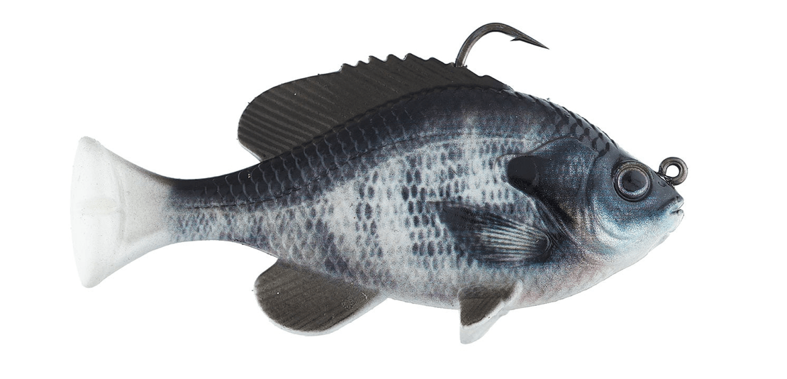 Savage Gear Pulse Tail RTF Bluegill Swimbaits White Gill / 4" - 1pk