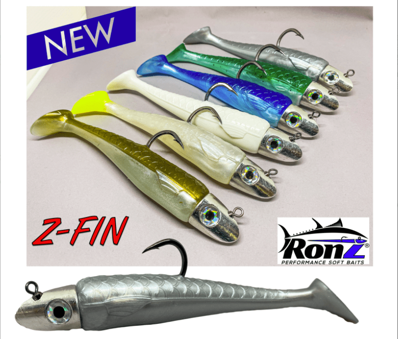 RonZ Z-Fin Big Game Series HD Rigged Sand Eel - The Saltwater