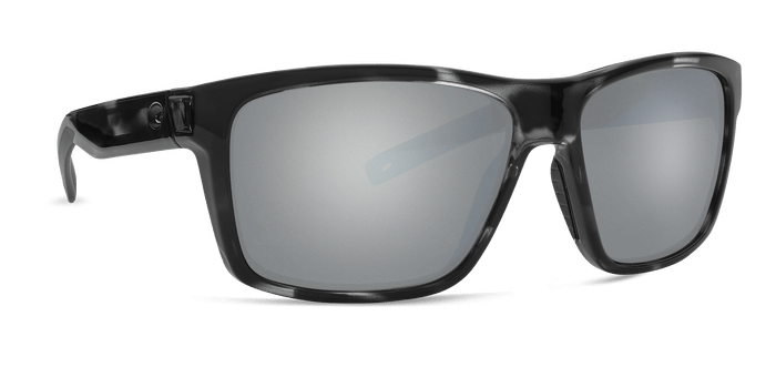 Costa Del Mar Ocearch Slack Tide Polarized Sunglasses (580G - Glass Lenses) Shiny Tiger Shark Ocearch - Gray Silver Mirror 580G