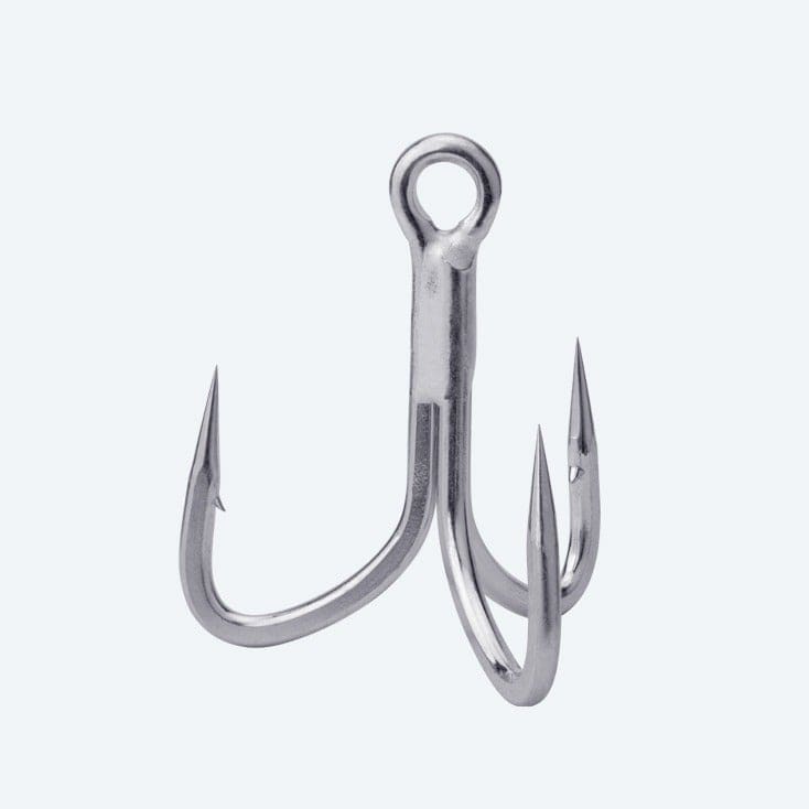 Owner ST-41 Stinger Treble Hooks Size 1 - 2X Strong, Black Chrome Finish For Freshwater & Saltwater