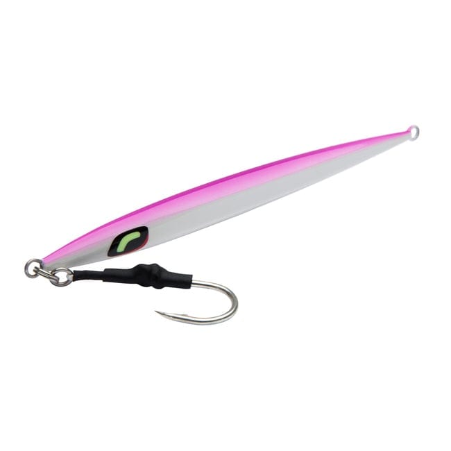 Shimano Shimmerfall Vertical Jigs Pink/Glow / 3oz (100g) - 5 5/8&quot;