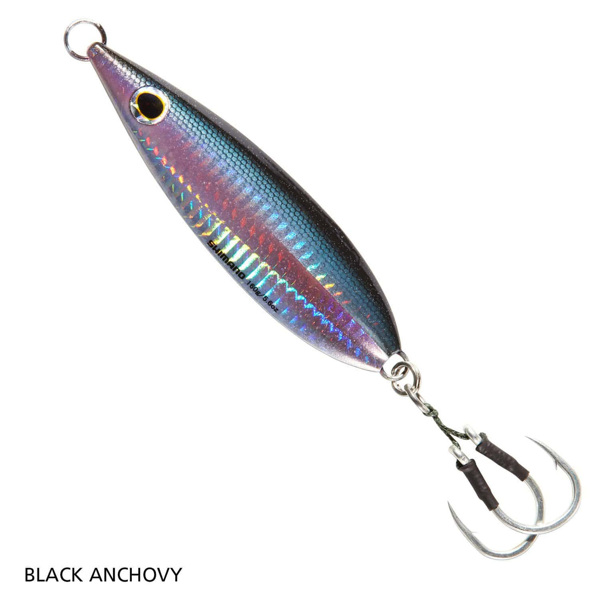 Shimano Butterfly Flat-Fall Jigs 80g / 2.8 oz / Black Anchovy