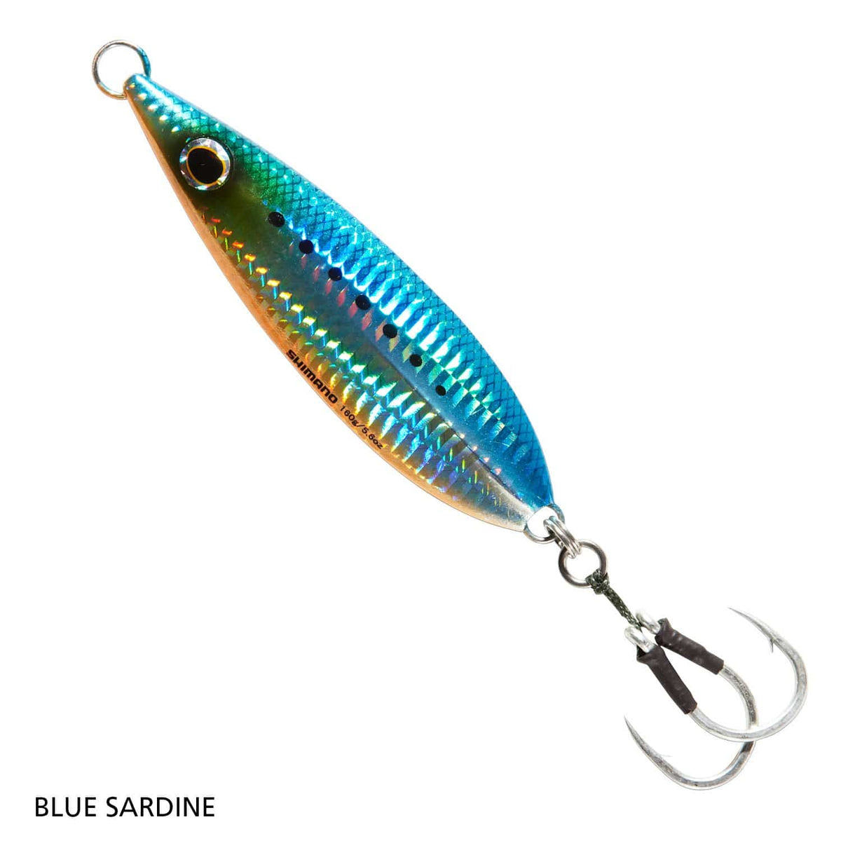 Shimano Butterfly Flat-Fall Jigs 100g / 3.5 oz / Blue Sardine