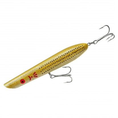 con artist fishing lure Cotton Cordell Pencil Popper