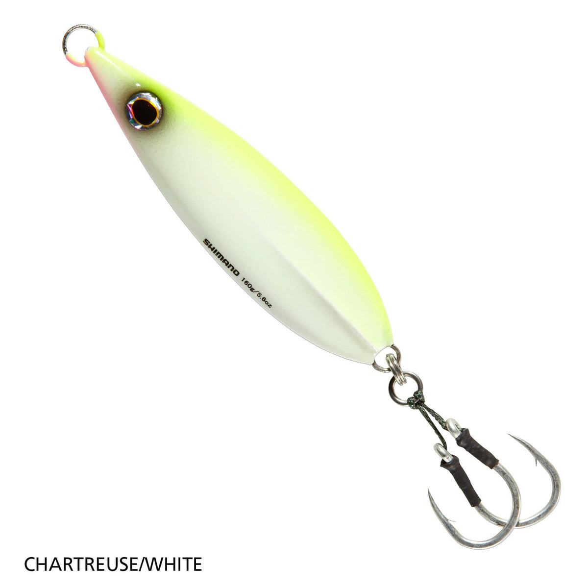 Shimano Butterfly Flat-Fall Jigs 80g / 2.8 oz / Chartreuse White