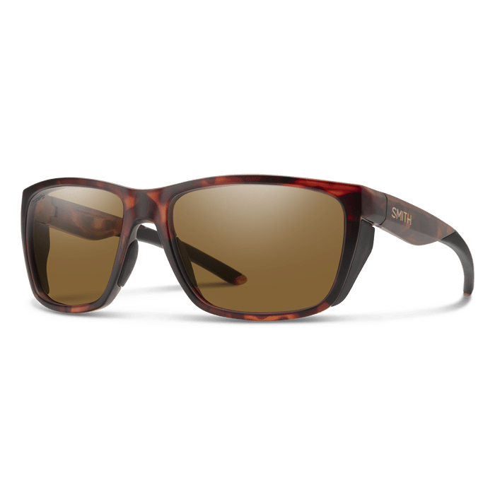 Smith Longfin Sunglasses Matte Tortoise + ChromaPop Polarized Brown Lens
