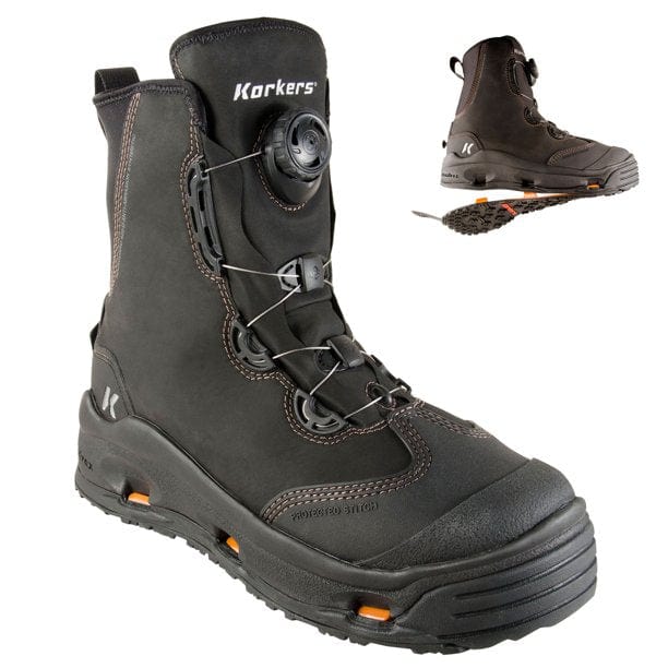 Korkers Devils Canyon Wading Boot (Felt & Cling on Soles) 9