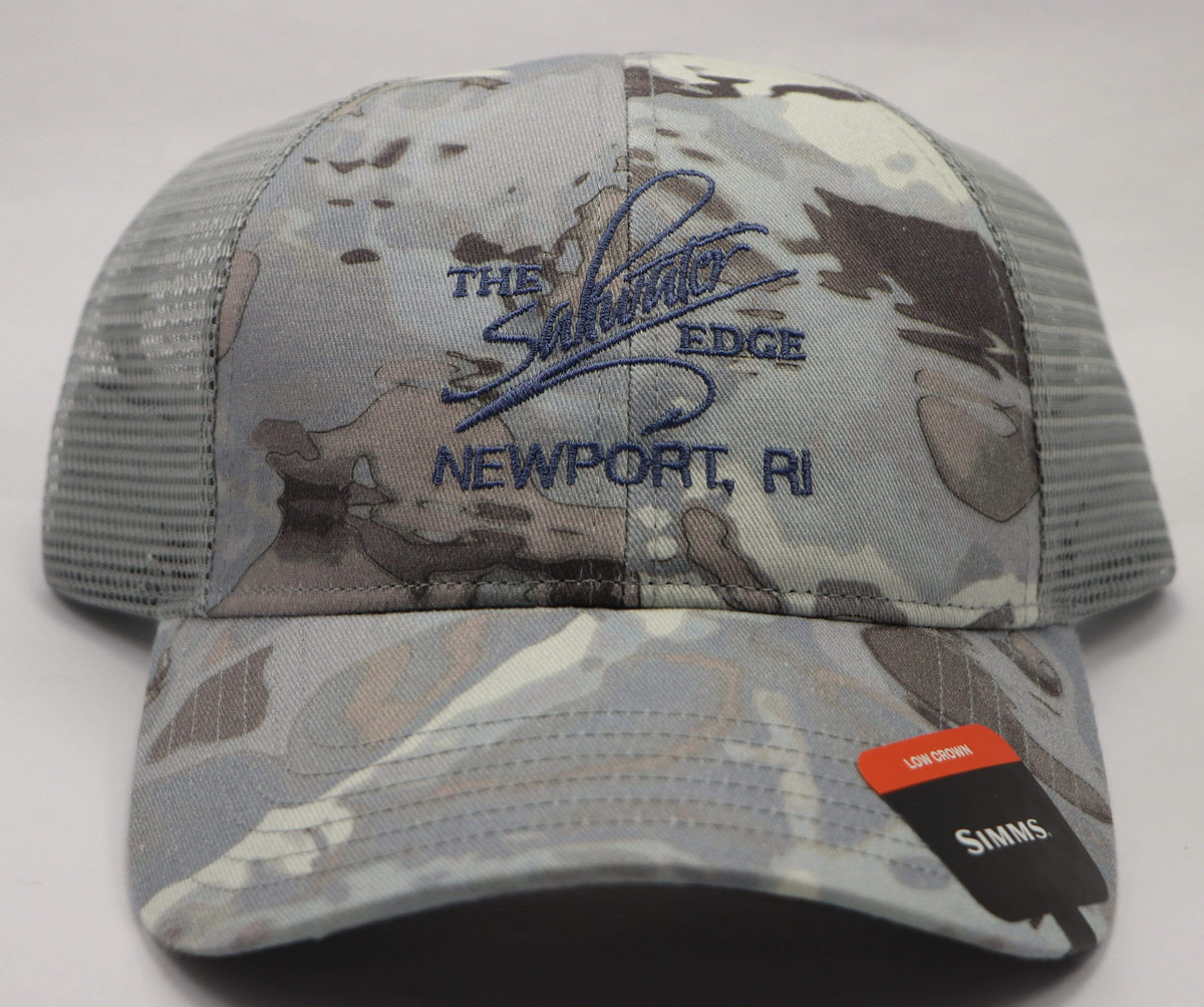 SWE Trucker Hat by Simms Cloud Camo Grey