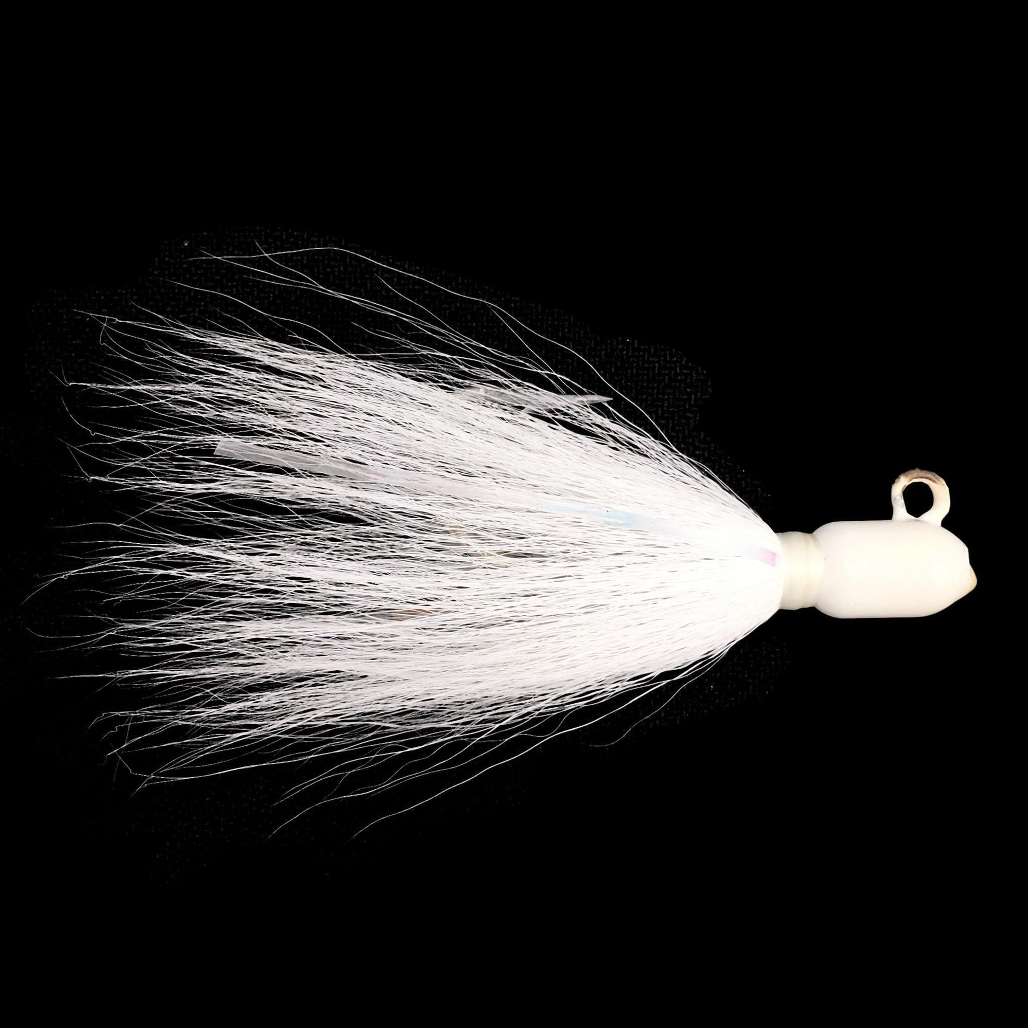 MagicTail Bullet Head Bucktails 1/2oz / White