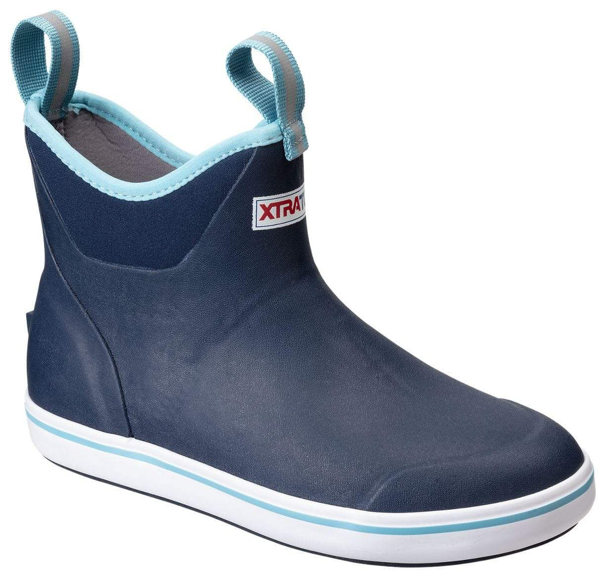 Xtratuf 6" Ankle Deck Boots - Womens 6 / Navy