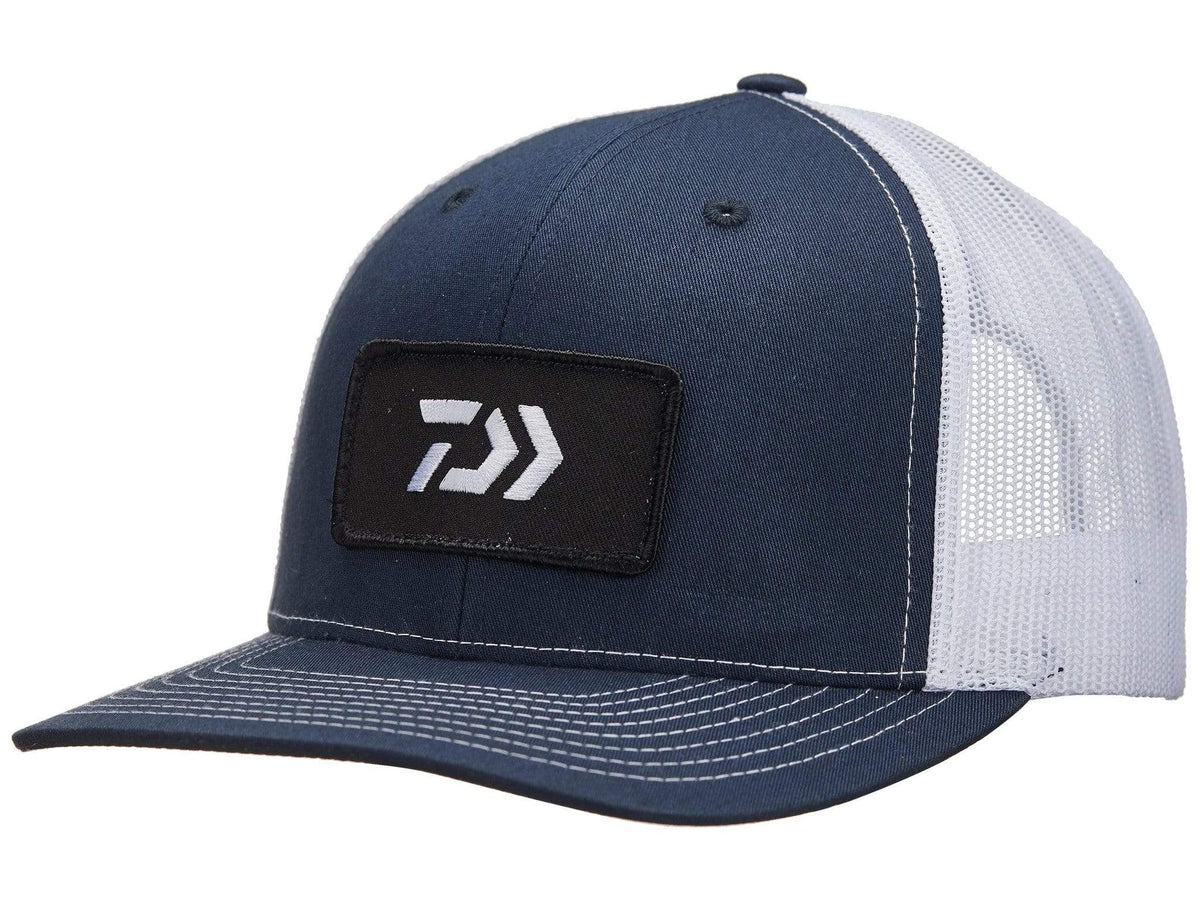 Daiwa Embroidered D-VEC Colored Trucker Caps NAVY/WHITE