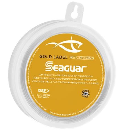 Seaguar Gold Label Fluorocarbon Leader Material - 25yd Spools