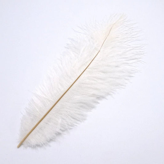 Ostrich Herl White