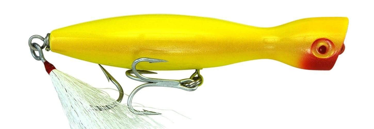 Super Strike Heavy Little Neck Poppers 2 3/4 oz / All Yellow