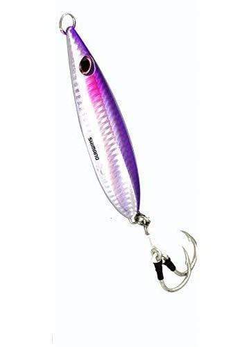 Shimano Butterfly Flat-Fall Jigs 80g / 2.8 oz / Purple Silver