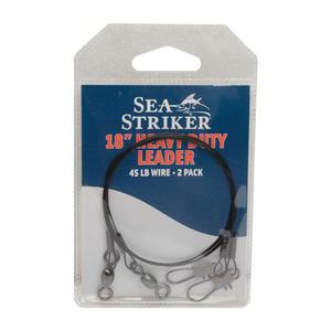 Sea Striker Heavy Duty Leaders - 12in Wire 30lb 2pk - 23012
