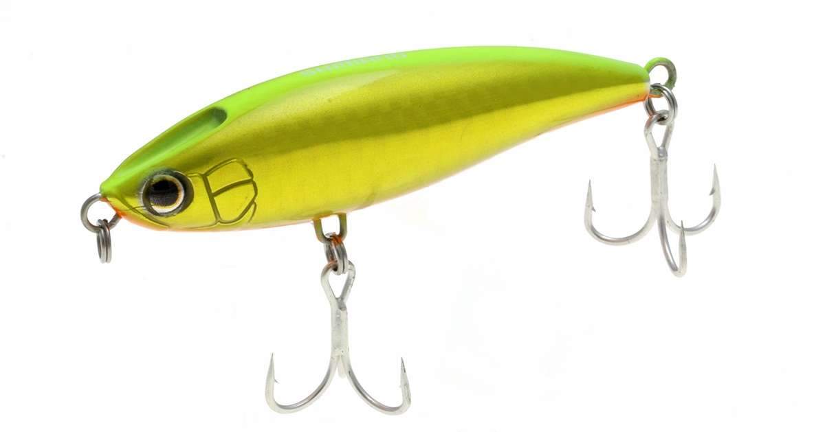 Shimano Coltsniper Twitchbait 80 Hi-Pitch Lures Floating / Gold Chartreuse