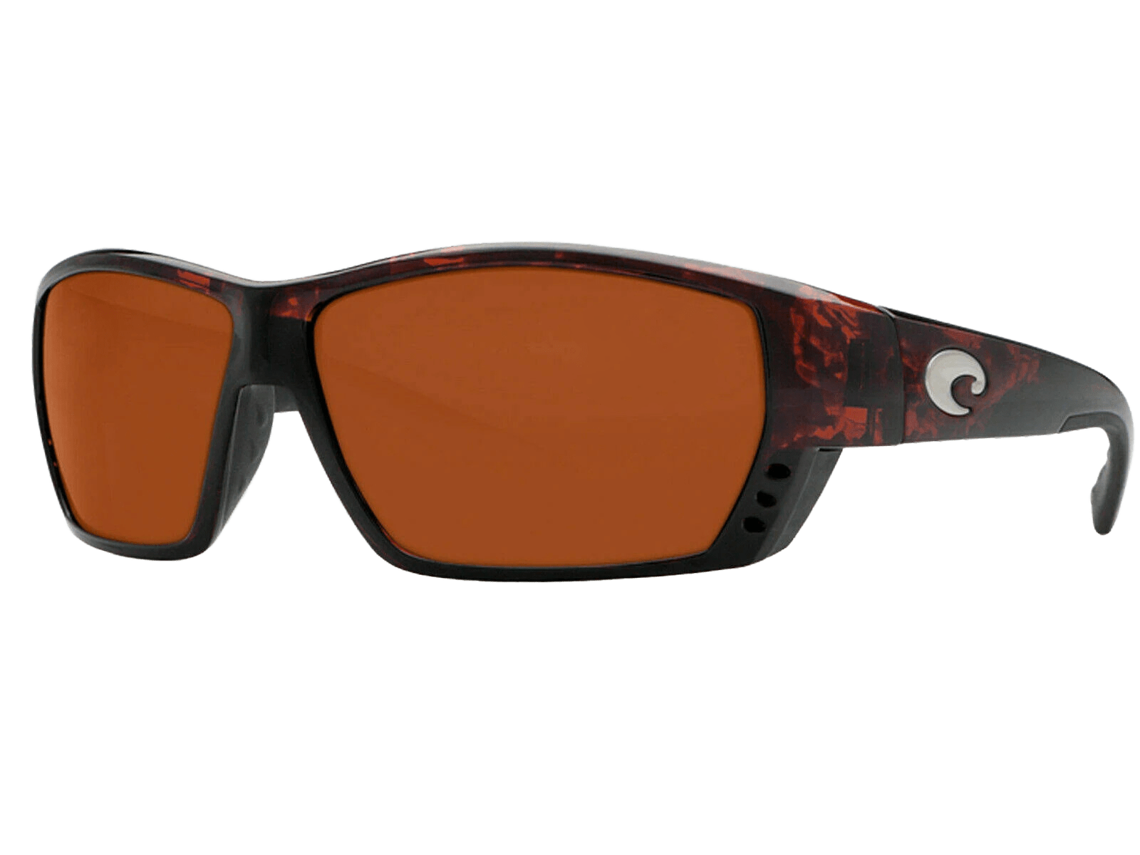 Costa Del Mar Tuna Alley Polarized Sunglasses (580G - Glass Lenses) Tortoise - Copper Mirror 580G