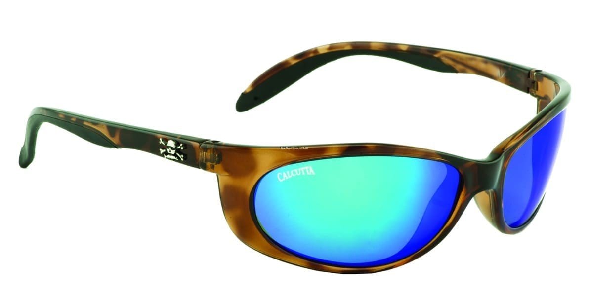 Calcutta Smoker Sunglasses (Tortoise Frame/Blue Mirror)