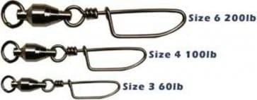Spro BB Coastlock Snap Swivel - Size 5 2 Pack