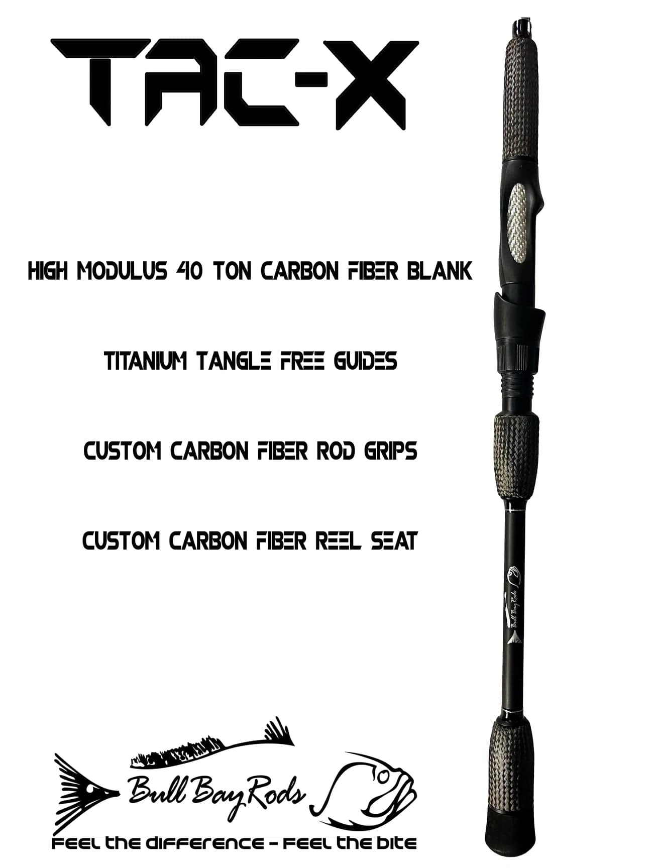 Bull Bay Tac-X Spinning Rod - The Saltwater Edge