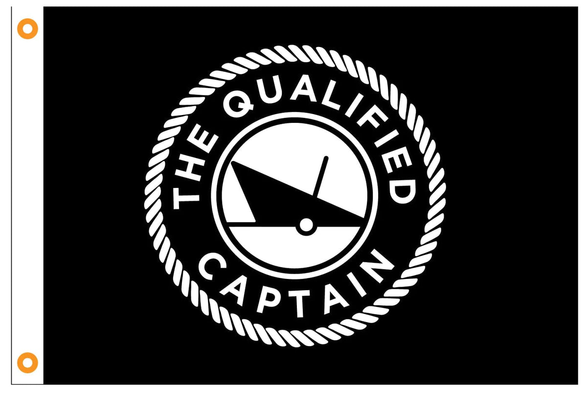 Qualified Captain Original Logo Flag