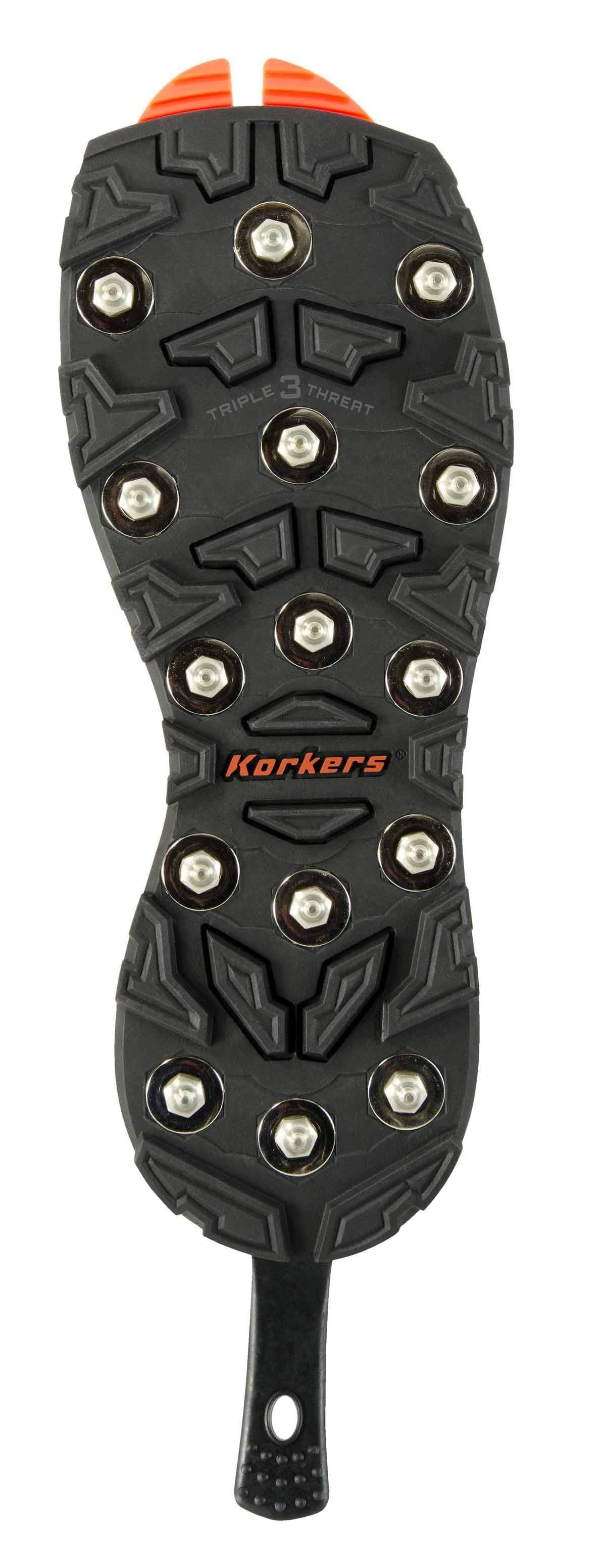 Korkers OmniTrax v3.0 Triple Threat Soles - Carbide Spikes 5
