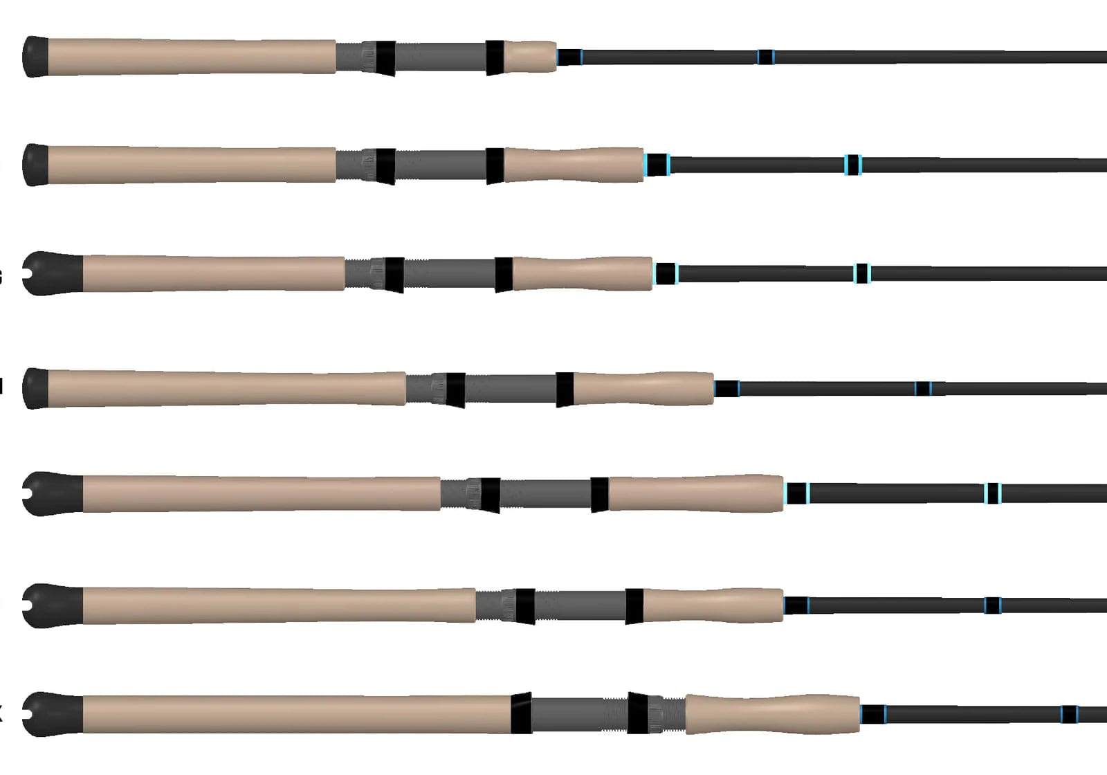 G. Loomis GLX Jig & Worm Spinning Rod – Natural Sports - The